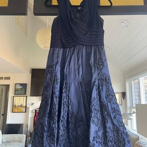 Holiday dress. Only worn once. Adrianna papell petite prom/holiday formal dress.